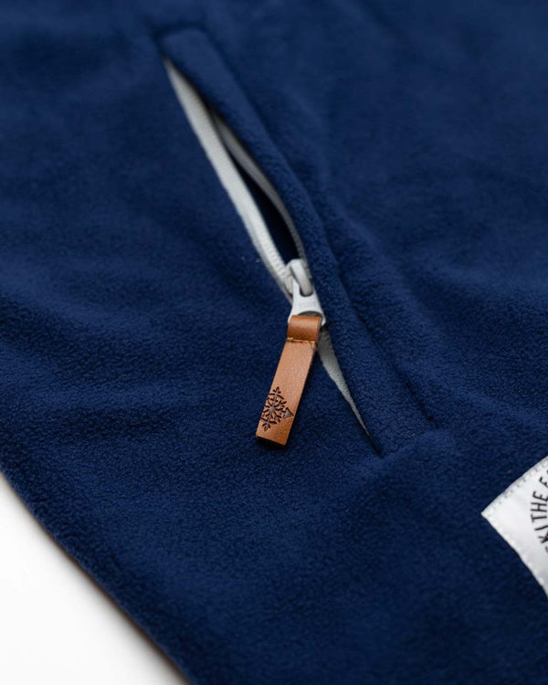 Trekker Half Zip Hooded Fleece - Navy