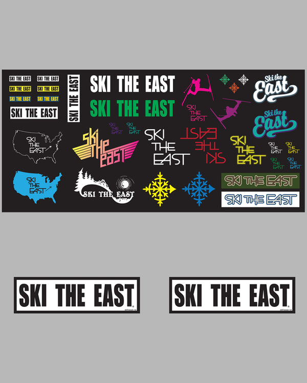 Skiing Star Sticker Sheet