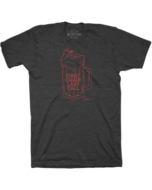 First Chair Last Call Tee - Charcoal