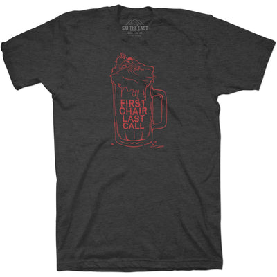 First Chair Last Call Tee - Charcoal