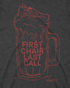 First Chair Last Call Tee - Charcoal