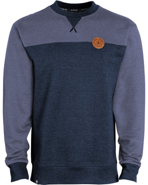 Quarry Crew Sweatshirt - Navy/Storm