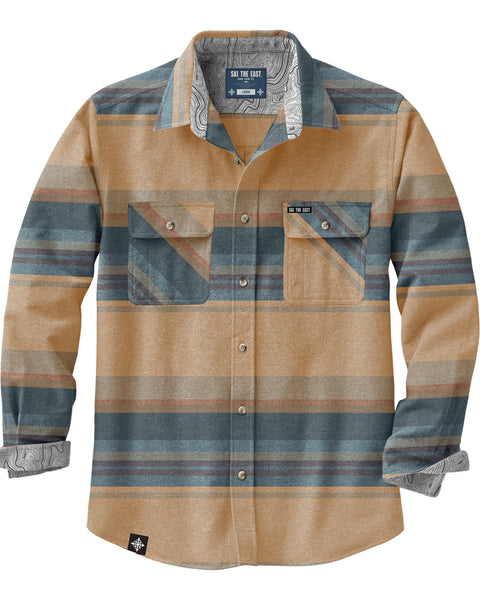 MAPLE, Men's MTB Long Sleeve Flannel Shirt