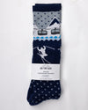 Upslope Lightweight Ski Socks 3 Pack - Double Diamond