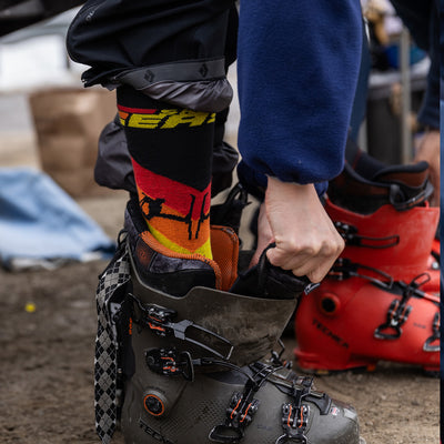 Upslope Lightweight Ski Socks - Night Speed