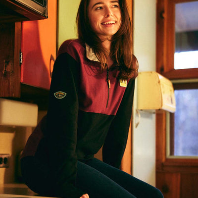 Women's Waterford Quarter Zip - Burgundy