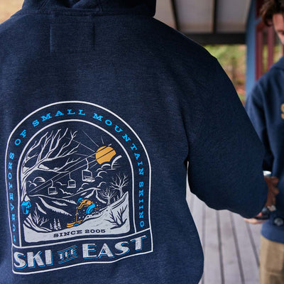 Small Mountain Hoodie - Navy