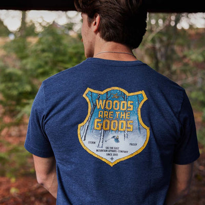 Woods Are The Goods Tee - Navy