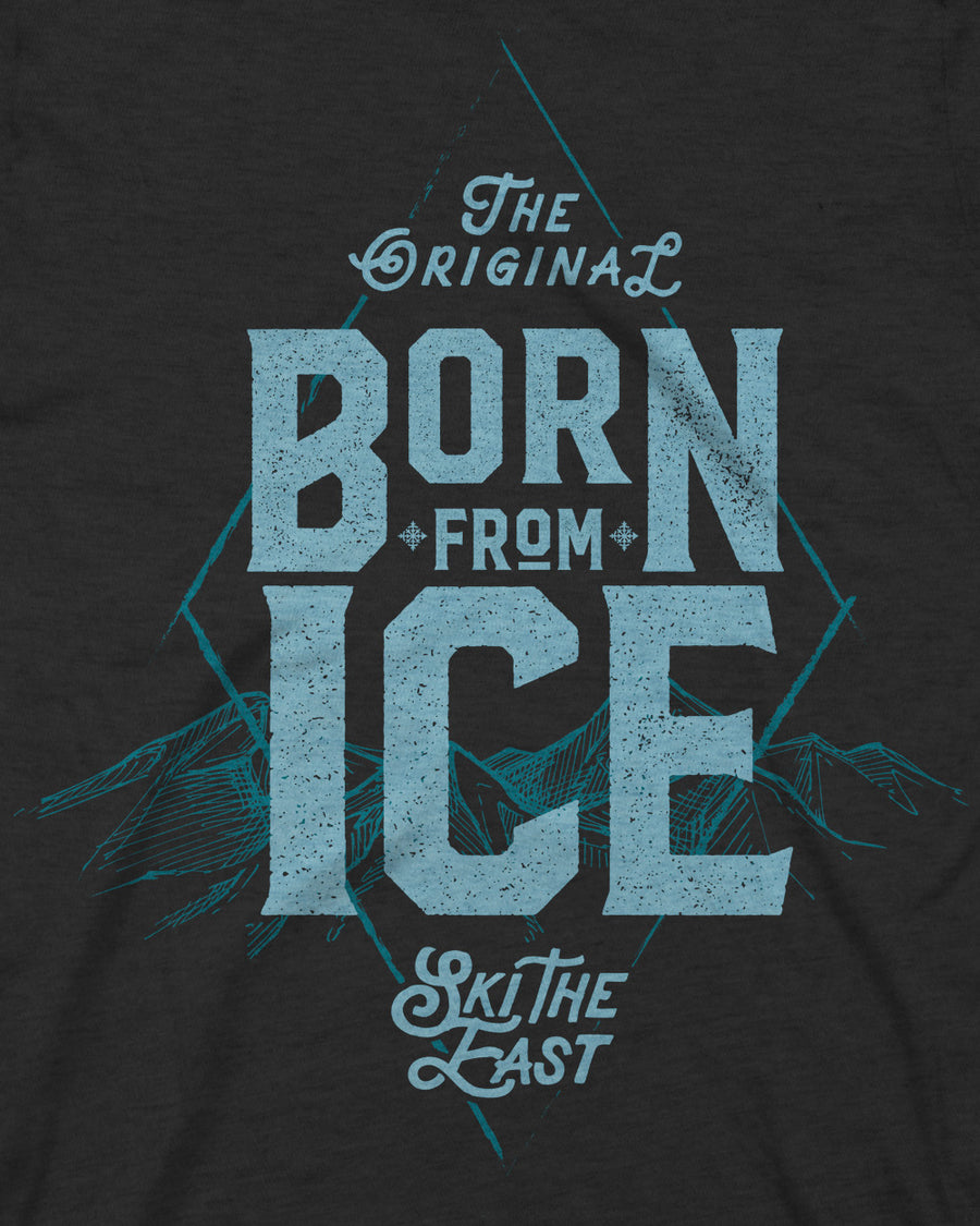 Born From Ice Tee - Vintage Black