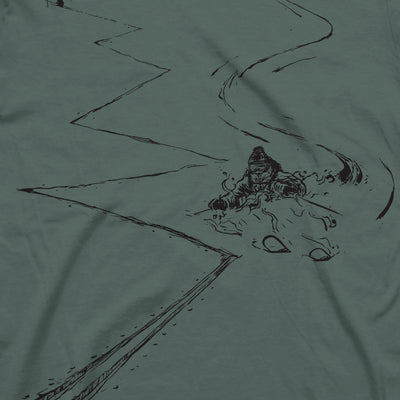 Earn Your Turns Tee - Pine