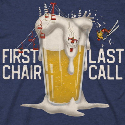 First Chair Last Call Tee - Navy