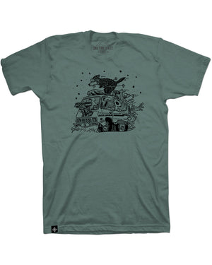 Powder Hounds Tee - Pine