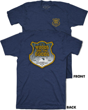 Woods Are The Goods Tee - Navy