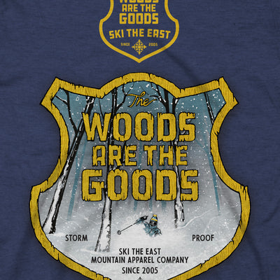 Woods Are The Goods Tee - Navy