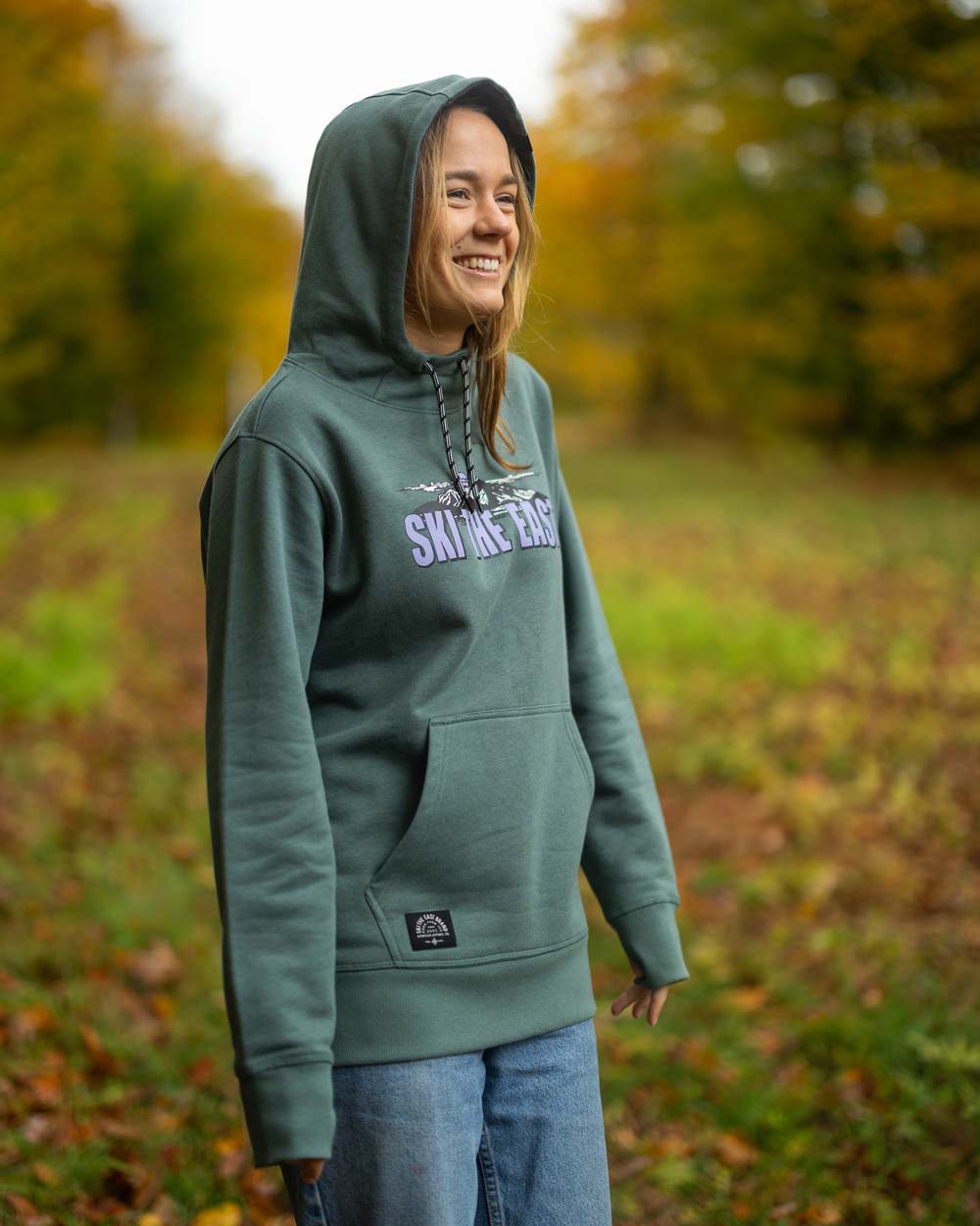 Womens khaki green hoodie hot sale