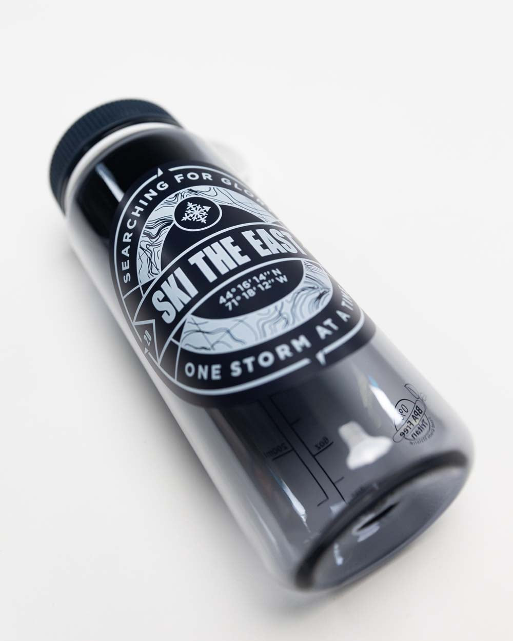 38 oz. Grey Black and Blue Jolly Roger Water Bottle