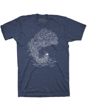 Blizzard Wizard Tee - Navy