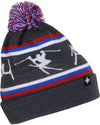 Big Air Pom Beanie - Charcoal