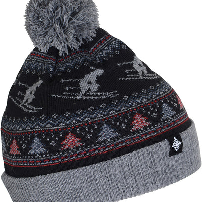 Women's Suzy Pom Beanie - Black